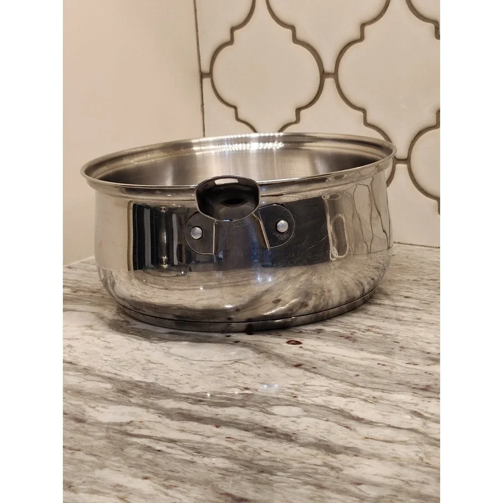 Heuck Classics 2 Quart Stainless Steel‎  Saucepan w/Stainless Lid
